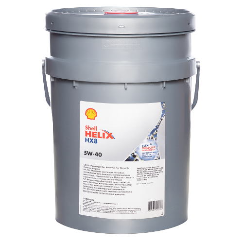 Моторное масло SHELL 5W40 HELIX HX8 SYNTHETIC, 20л (SHELL: SHELL 5W40 HELIX HX8 SYNTHETIC20)